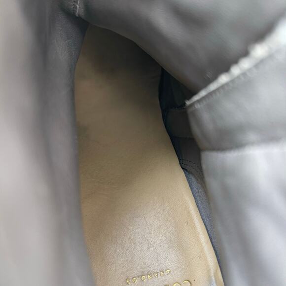 Cole Haan Grand OS Brown Leather Ankle Boot Strap Buckle Block Heel Bootie 7.5 B - Picture 12 of 12